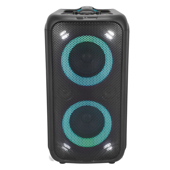 BOXĂ PORTABILĂ SAMUS MIAMI 5.25, PUTERE RMS 80 W / DE IEȘIRE 240 W / PMPO 800 W, DISPLAY DIGITAL, BLUETOOTH, FM RADIO, INTRARE AUX / USB / MICROFON, ILUMINARE PE RITMUL MUZICII Samus