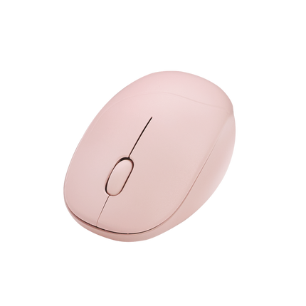 ASUS Fragrance Mouse MD101. Form factor: Ambidextrous. Movement detection technology: Optical, Device interface: RF Wireless + Bluet ooth, Movement resolution: 2400 DPI, Buttons type: Pressed buttons, Buttons quantity: 3, Scroll type: Wheel. Power source: Batteries. Product colour: Pink