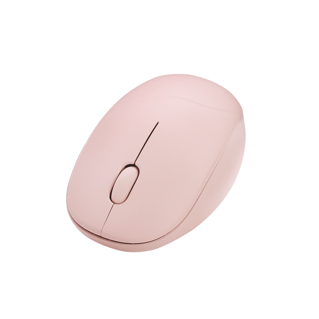 ASUS Fragrance Mouse MD101. Form factor: Ambidextrous. Movement detection technology: Optical, Device interface: RF Wireless + Bluet ooth, Movement resolution: 2400 DPI, Buttons type: Pressed buttons, Buttons quantity: 3, Scroll type: Wheel. Power source: Batteries. Product colour: Pink