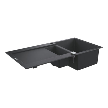 Chiuveta bucatarie Grohe 31464AP0, 1 cuva, compozit quartz, Negru Grohe