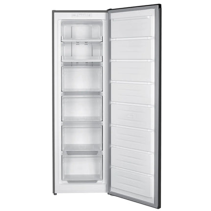 CONGELATOR SAMUS SCGXE336NFE, 204 L, FULL NO FROST, AFIȘAJ ELECTRONIC LED, CLASĂ ENERGETICĂ E, SUPER FREEZING, VENTILATOR, 4 SERTARE ȘI 2 RAFTURI, INOX / LATERALE ARGINTII Samus