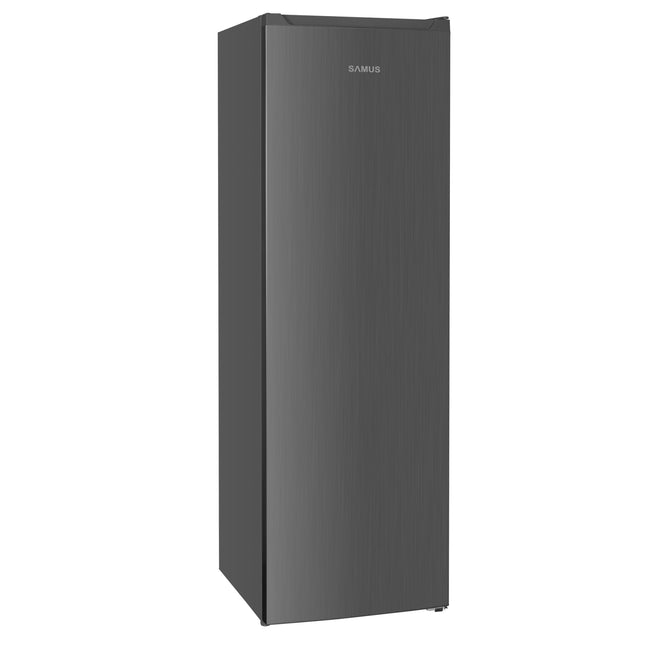 CONGELATOR SAMUS SCGXE336NFE, 204 L, FULL NO FROST, AFIȘAJ ELECTRONIC LED, CLASĂ ENERGETICĂ E, SUPER FREEZING, VENTILATOR, 4 SERTARE ȘI 2 RAFTURI, INOX / LATERALE ARGINTII Samus