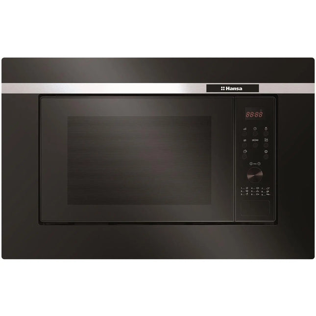CUPTOR CU MICROUNDE INCORPORABIL HANSA AMG20BFH, 20 L, 700 W, GRILL, TIMER, CHILD LOCK, AFISAJ DIGITAL, NEGRU Hansa