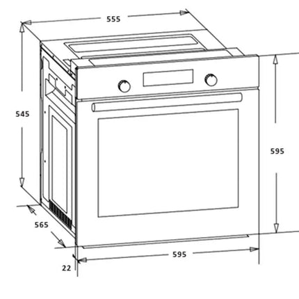 CUPTOR INCORPORABIL HEINNER HBO-S567LDTGC-IX, ELECTRIC Heinner