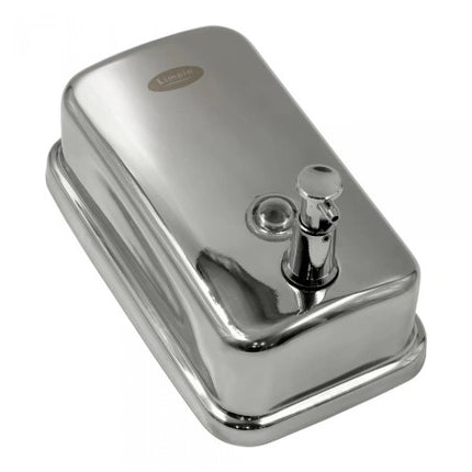 Dozator sapun lichid Limpio SD80 – 800 ml, inox lucios, vizor nivel, cheie