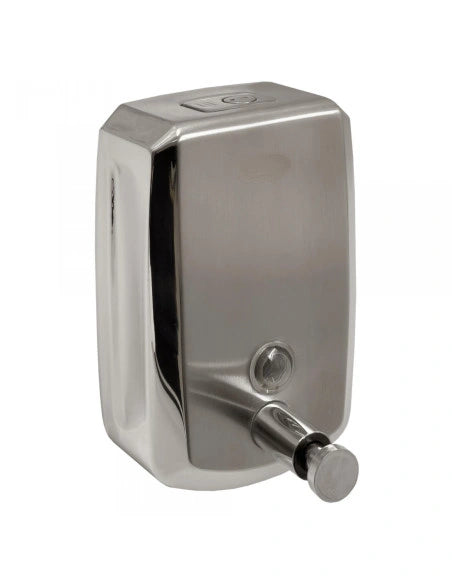 Dozator sapun Limpio SD81 – 800 ml, inox satinat, vizor nivel, cheie