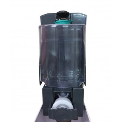 Dozator sapun spuma Limpio FD1000W3 – 1100 ml, sistem antifurt, ABS, alb