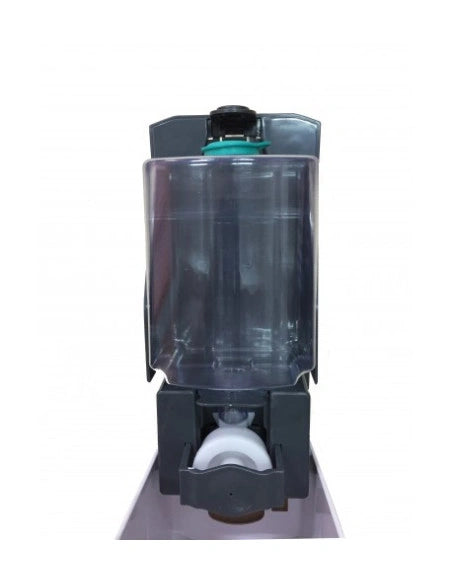 Dozator sapun spuma Limpio FD1000W3 – 1100 ml, sistem antifurt, ABS, alb