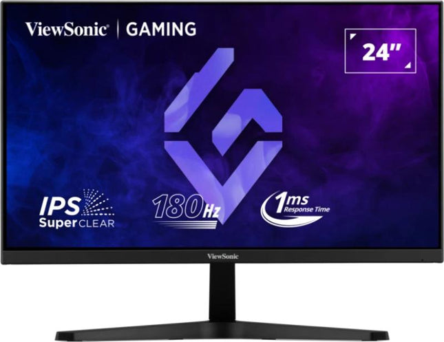 Monitor ViewSonic 23.8" VX24G1-HD, Diagonal (inch): 23.8, Diagonal (cm): 60, Aspect ratio: 16:9, Panel: IPS, Resolution: 1920x1080, Refresh Rate: 180Hz, Response time MPRT: 1ms, Brightness (max): 300 cd/mÂ², Contrast (static) : 1000:1, Contrast (dynamic): 50M:1, Viewing angle: 178/178, Color Gamut