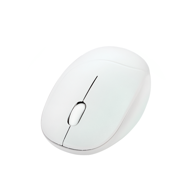 ASUS Fragrance Mouse MD101. Form factor: Ambidextrous. Movement detection technology: Optical, Device interface: RF Wireless + Bluet ooth, Movement resolution: 2400 DPI, Buttons type: Pressed buttons, Buttons quantity: 3, Scroll type: Wheel. Power source: Batteries. Product colour: White