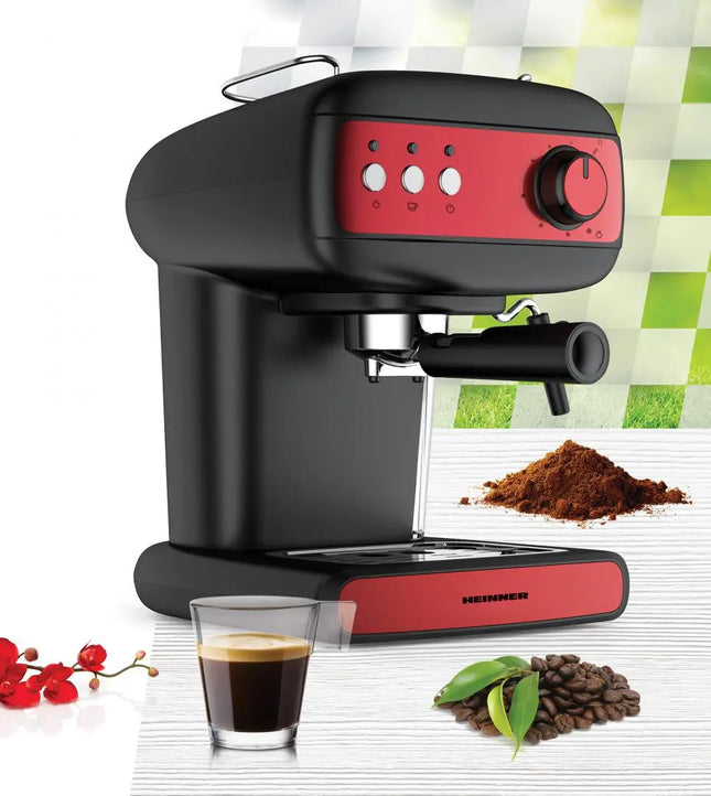 ESPRESSOR MANUAL HEINNER RED BOQUETTE HEM-1100BKRD Heinner