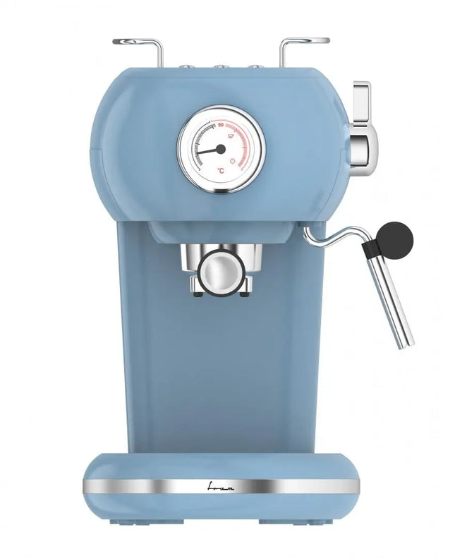 ESPRESSOR MANUAL FRAM FEM-D15RBL, 1100 W, REZERVOR 1.2 L, 15 BAR ALBASTRU FRAM
