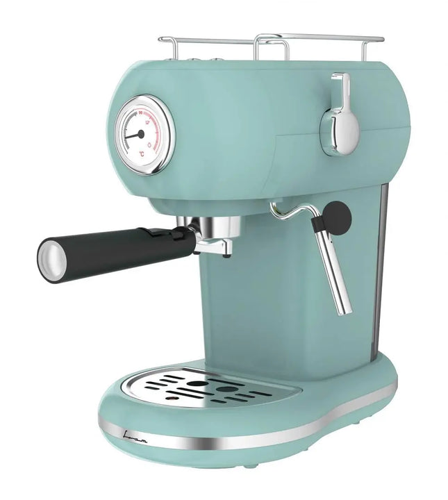 ESPRESSOR MANUAL FRAM FEM-D15RGR, 1100 W, REZERVOR 1.2 L, 15 BAR VERDE FRAM