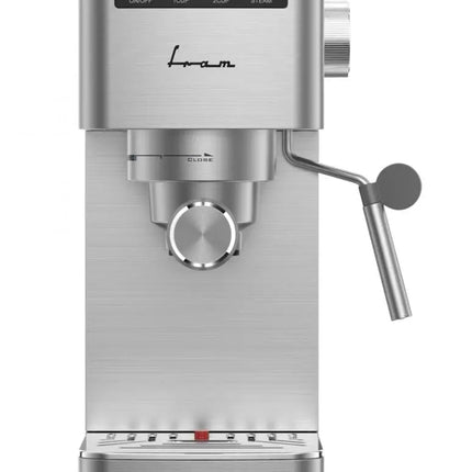 ESPRESSOR MANUAL FRAM FEM-D15SS, 1350 W, REZERVOR 1.2 L, SISTEM DE SPUMARE, 15 BAR, INOX ARGINTIU FRAM