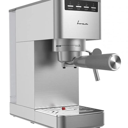 ESPRESSOR MANUAL FRAM FEM-D15SS, 1350 W, REZERVOR 1.2 L, SISTEM DE SPUMARE, 15 BAR, INOX ARGINTIU FRAM