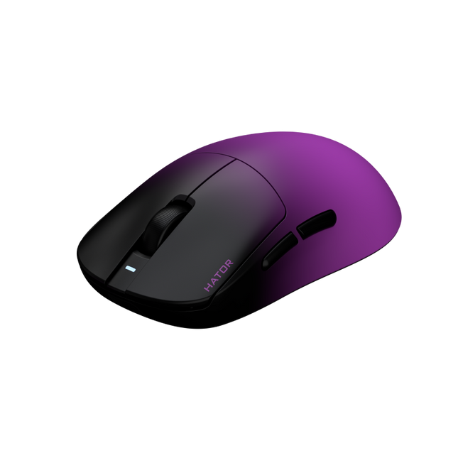 Mouse wireless Hator Quasar 3 ULTIMA 8K, senzor PixArt PAW3950, switch HATORÂ® Optical 100M, conectivitate 2.4GHz, bluetooth si USB, polling rate pana la 8000Hz, rezolutie maxima 30000 DPI, capacitate baterie 300 mAh, durata de viata baterie in modul wireless pana la 100 ore, timp incarcare 2 ore