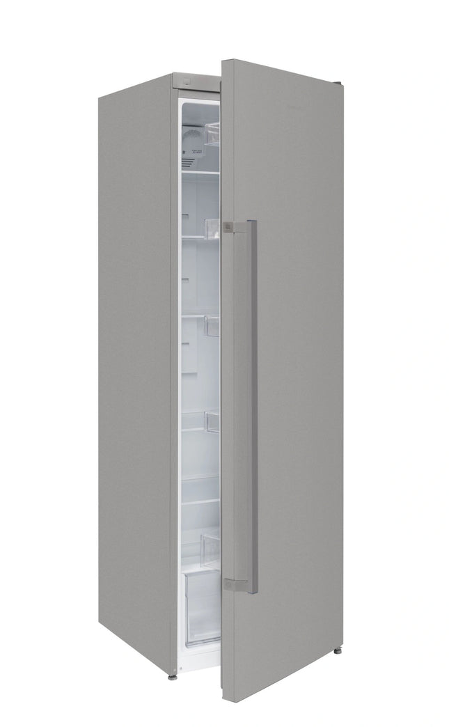 Frigider cu o Usa Daewoo FC-396VEX, de Tip Static, Capacitate Neta 396 L, 6 Rafturi de Depozitare + 1 Sertar, Clasa E, Argintiu