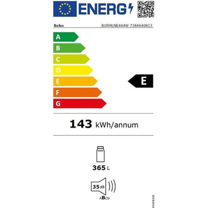 FRIGIDER BEKO B1RMLNE444W