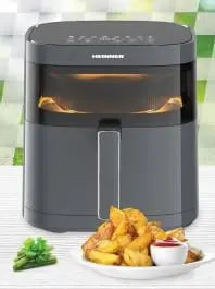 FRITEUZA CU AER CALD HEINNER DUALHEAT HAF-B6GRY17LG Heinner
