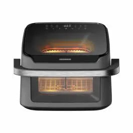 FRITEUZĂ CU AER CALD HEINNER HAF-C10DB22GREY, 2200W, CAPACITATE 10 L, TEHNOLOGIE DE CIRCULARE RAPIDĂ A AERULUI, CAVITATE METALICĂ, 2 FERESTRE DE SUPRAVEGHERE CU LUMINĂ INTERNĂ AUTOMATĂ, TEMPERATURĂ 80 Heinner