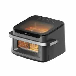 FRITEUZĂ CU AER CALD HEINNER HAF-C10DB22GREY, 2200W, CAPACITATE 10 L, TEHNOLOGIE DE CIRCULARE RAPIDĂ A AERULUI, CAVITATE METALICĂ, 2 FERESTRE DE SUPRAVEGHERE CU LUMINĂ INTERNĂ AUTOMATĂ, TEMPERATURĂ 80 Heinner