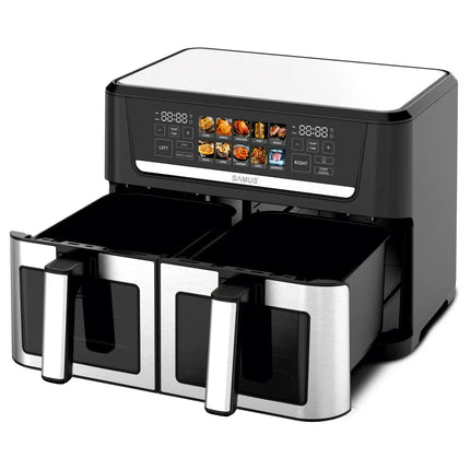 FRITEUZÄ‚ CU AER CALD SAMUS AF12TWIN-S2800DW