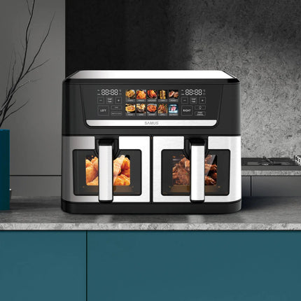 FRITEUZÄ‚ CU AER CALD SAMUS AF12TWIN-S2800DW