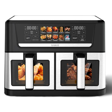 FRITEUZÄ‚ CU AER CALD SAMUS AF12TWIN-S2800DW