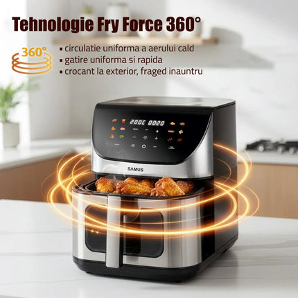 FRITEUZÄ‚ CU AER CALD SAMUS AF8-S1700DW