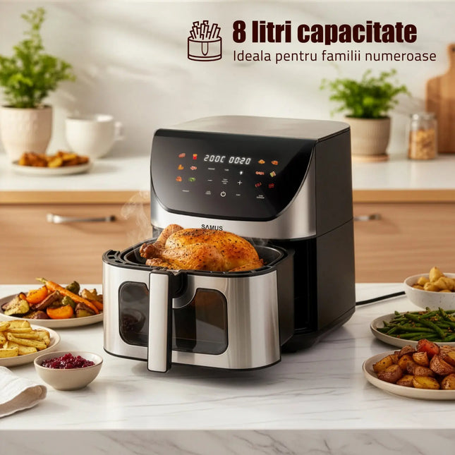 FRITEUZÄ‚ CU AER CALD SAMUS AF8-S1700DW
