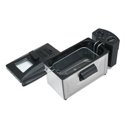 FRITEUZA HEINNER HDF-1800SS, 1800 W, TERMOSTAT REGLABIL, TIMER, 3 L, INOX Heinner