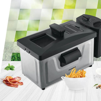 FRITEUZA HEINNER HDF-1800SS, 1800 W, TERMOSTAT REGLABIL, TIMER, 3 L, INOX Heinner