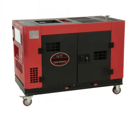 Generator curent Rotakt RODE-12000Q, putere 9.0 kW, 230V, diesel, pornire electrica, AVR, roti transport, automatizare ATS