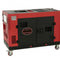 Generator curent Rotakt RODE-12000Q, putere 9.0 kW, 230V, diesel, pornire electrica, AVR, roti transport, automatizare ATS