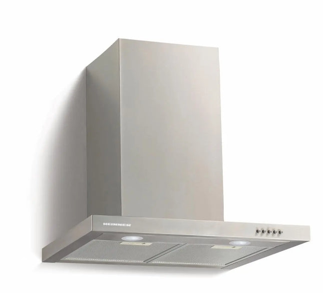 HOTA INCORPORABILA DECORATIVA HEINNER HDCH-660TSS, 60 CM,1 MOTOR, PUTERE DE ABSORBTIE 586.3 M3/H, LUMINA LED, 3 TREPTE DE VITEZA, CLASA B, INOX Heinner