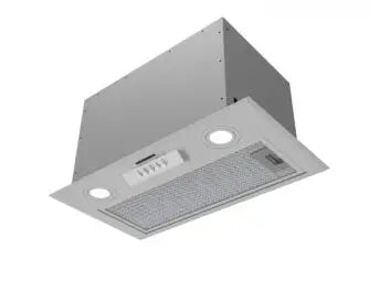 HOTĂ INCORPORABILĂ HEINNER HBIH-MD600IX, 610 M³/H, 3 TREPTE DE VITEZĂ, MOTOR 1 X 215W, LUMINĂ LED 2 X 1.5W, 1 FILTRU ALUMINIU, DIAMETRU TUB EVACUARE 150 MM, INOX Heinner