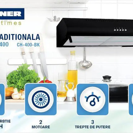 HOTA TRADITIONALA HEINNER CH400BK Heinner