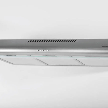 Hota traditionala Heinner HCH-490-SS, 90 cm, 2 motoare, Putere de absorbtie 304.5 m3/h, Lumina LED, 3 trepte de viteza, clasa C, inox Heinner