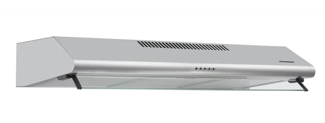 Hota traditionala Heinner HCH-490-SS, 90 cm, 2 motoare, Putere de absorbtie 304.5 m3/h, Lumina LED, 3 trepte de viteza, clasa C, inox Heinner