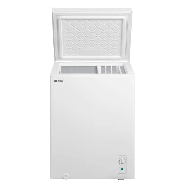 LADA FRIGORIFICA ALBALUX AXLF156E, 143 L, CLASA E, DUBLA FUNCTIONARE FRIGIDER/CONGELATOR, TERMOSTAT REGLABIL, ALB ALBALUX