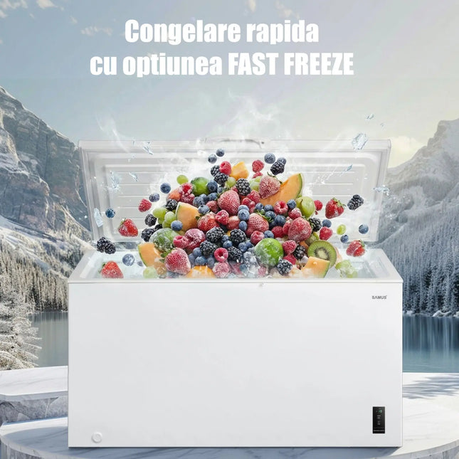 LADA FRIGORIFICA SAMUS LS446E, 418 L, CLASA ENERGETICA E, TERMOSTAT REGLABIL, FAST FREEZE Samus