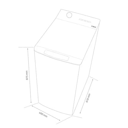 MASINA DE SPALAT RUFE CU INCARCARE VERTICALA SAMUS WTSGD-70123