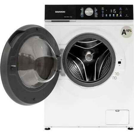 Masina de Spalat Rufe Frontala Daewoo DWD-CS6100 6KG 1000RPM 16 Programe Panou de Control Negru cu Pictograme Colorate Motor Inverter Clasa A Alb
