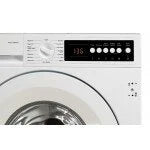 Masina de spalat rufe incorporabila LDK Higeea 812DD BI, Clasa D, Capacitate 8 Kg, 1200 rpm, 15 programe, Anti-Alergic, Amanare pornire, Spalare rapida, Display LED, Alb