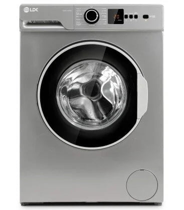 Masina de spalat rufe LDK Higeea 712DDS, Clasa D, Capacitate 7 Kg, 1200 rpm, 15 programe, Anti-Alergic, Amanare pornire, Display LED, Argintiu