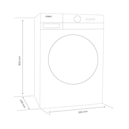 MASINA DE SPALAT RUFE SAMUS WSL-6101