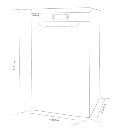 MASINA DE SPALAT VASE SAMUS SDW410.8