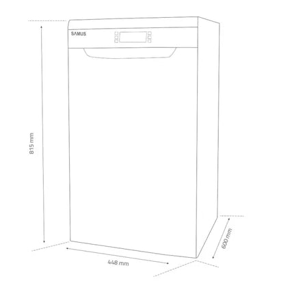 MASINA DE SPALAT VASE SAMUS SDX410.8