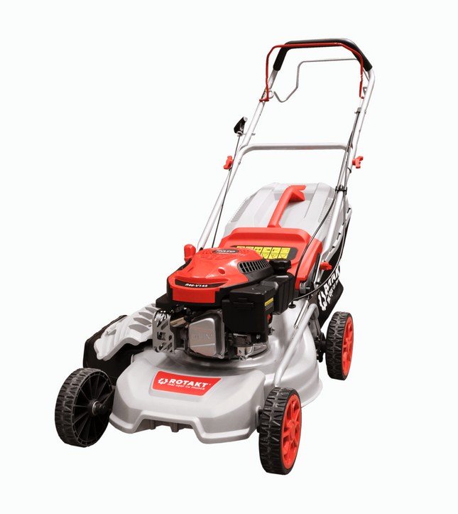 MASINA DE TUNS IARBA ROTAKT R46-V145 PUTERE 3.4CP BENZINA LATIME LUCRU 46CM AUTOPROPULSATA VOLUM COLECTOR 60 L