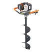 MOTOBURGHIU PE BENZIN? O-MAC MB 28, 2.1 CP, 50.8 CC, 2 TIMPI, 3100 RPM, SET 3 BURGHIE 100 / 150 / 200 MM
